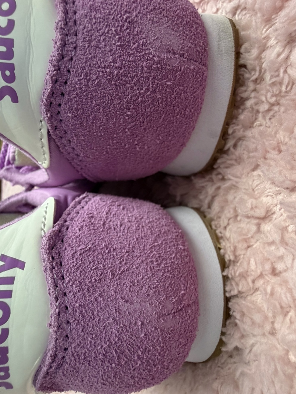 Saucony Jazz Original Vintage Sneakers in Lavender- Size 6.5 - Picture 7 of 9